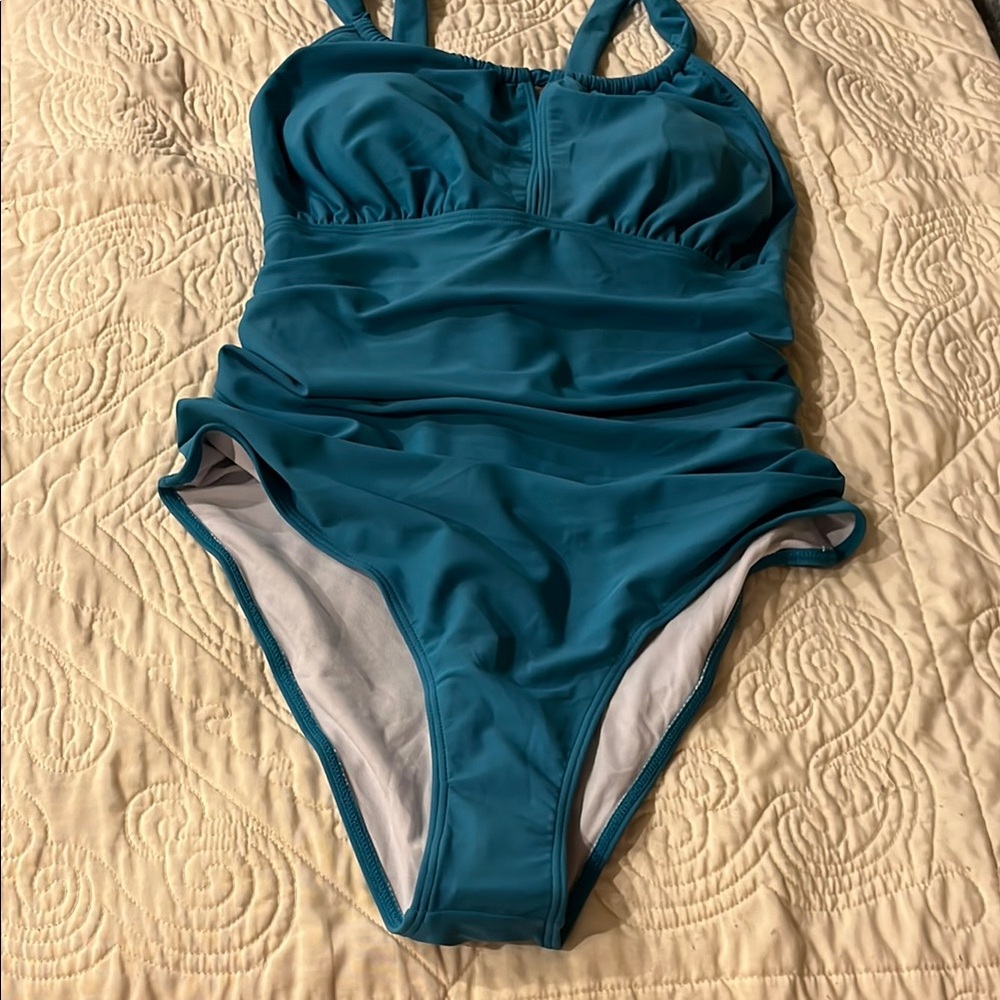 Teal One-Piece Swimsuit